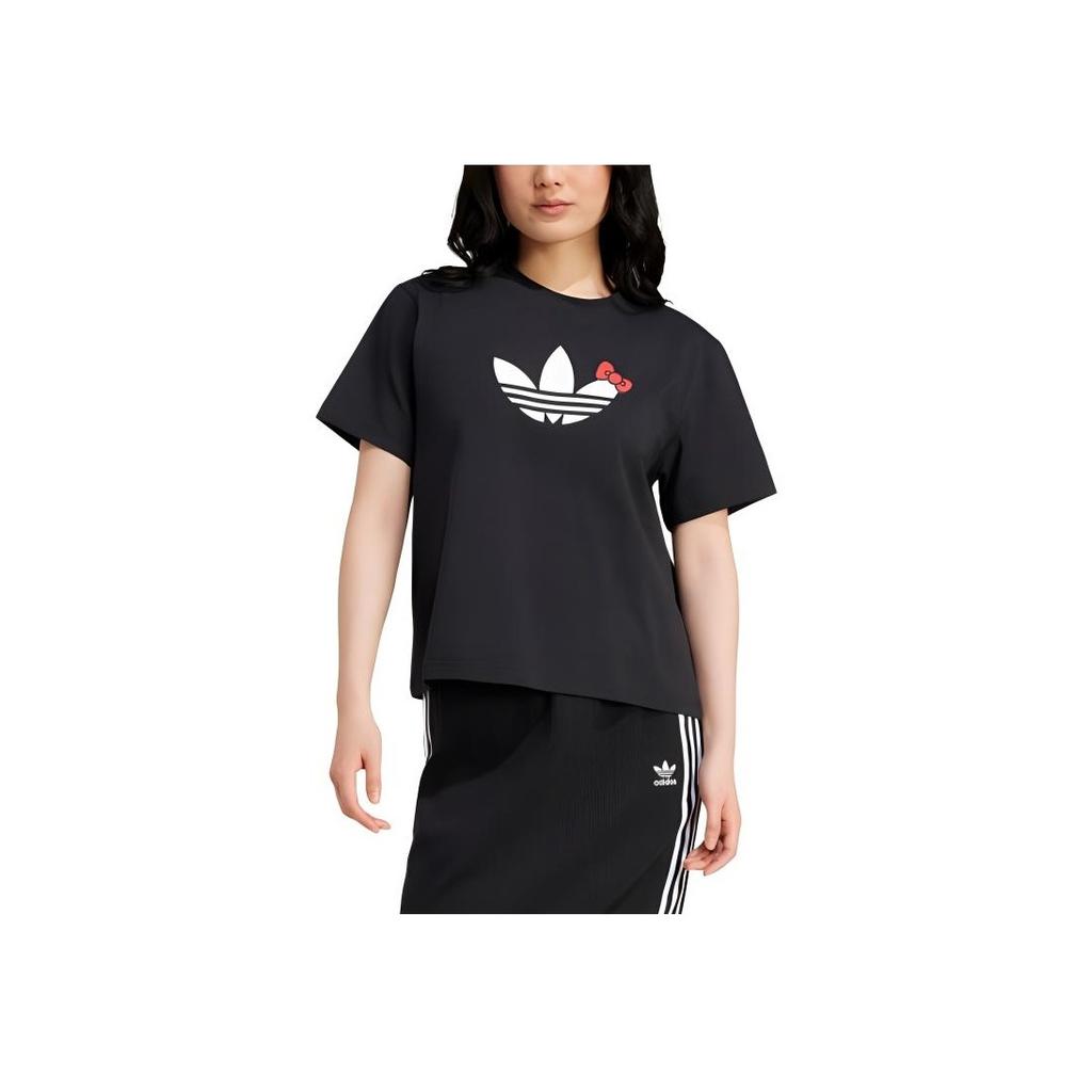 adidas Originals Sport Comfort Soft Short Sleeve T-Shirt Women Tops Black IX7878