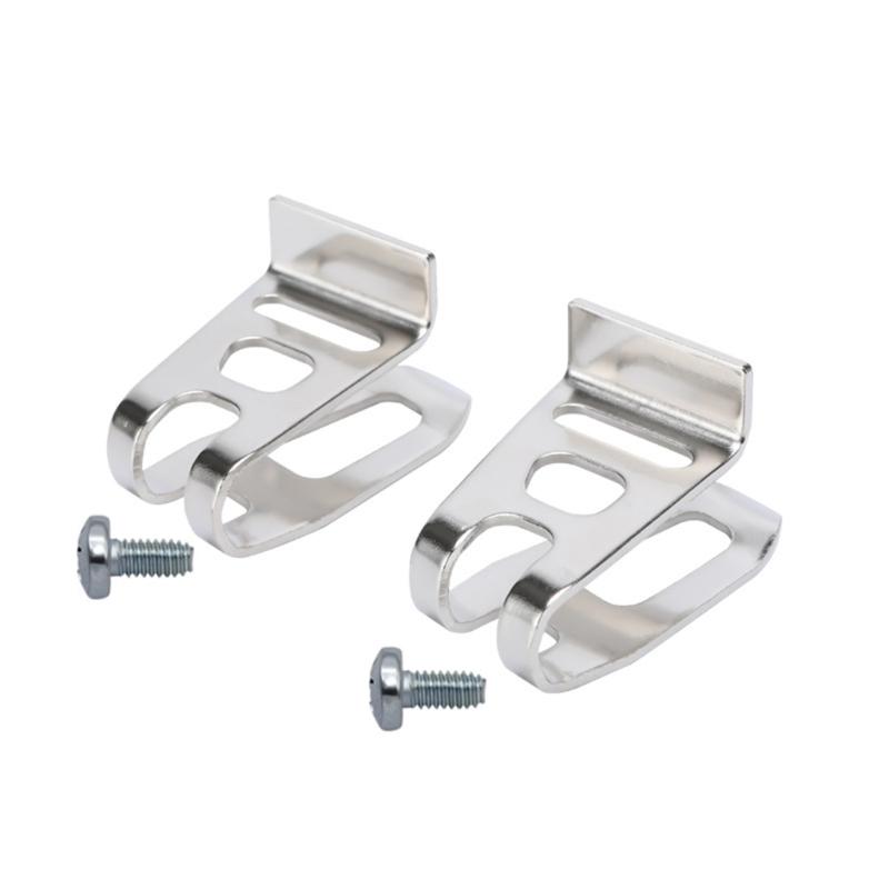 Stainless Steel Tool Belt Clip Secure Fastening Suitable for Workshop and Job Sites Use Safe Convenient Belt Attachment