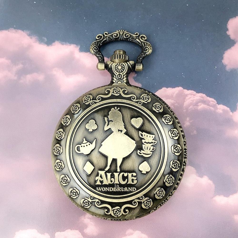 Pocket Watch Retro Style Flip Student Men's Mechanical Exquisite Test Hanging