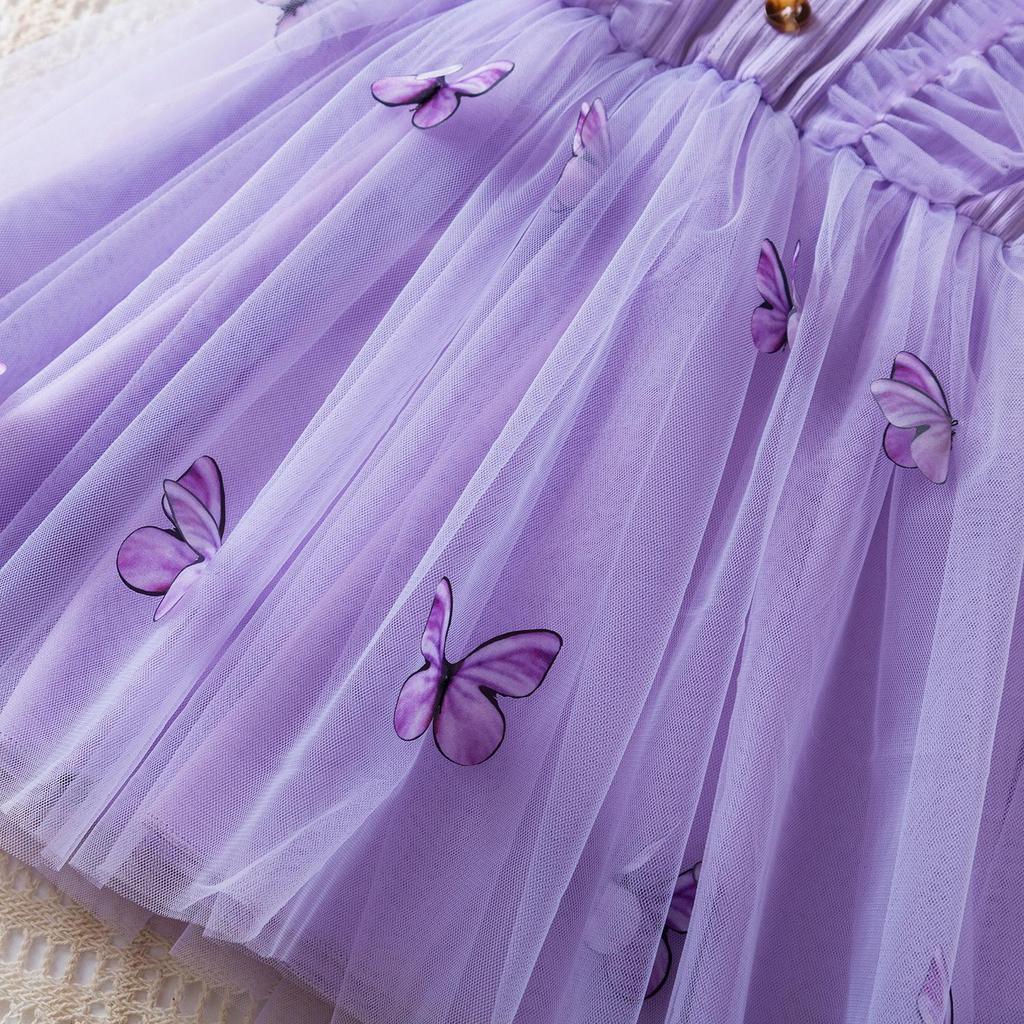 Ubranka dla dziewczynki 3D motyl letni maluch dzieci szelki sukienka wzburzyć tiulowe sukienki Tutu urodziny dzieci sukienka księżniczki