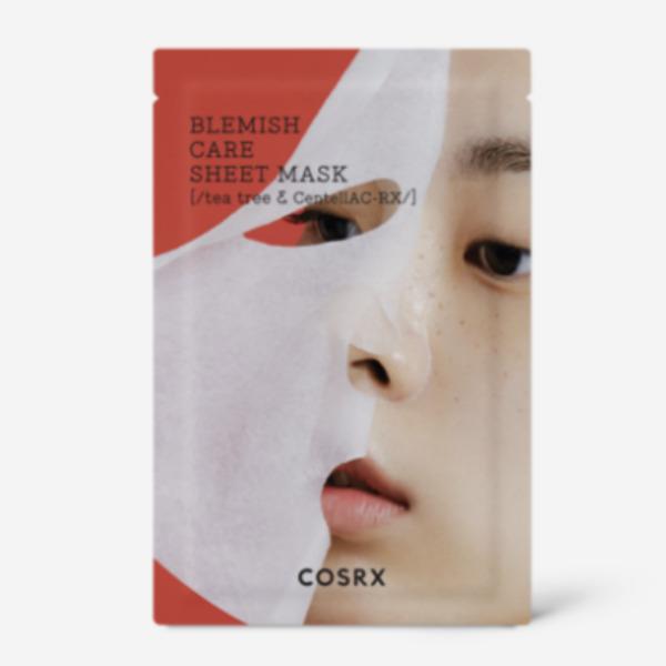 COSRX AC Collection Blemish Care Trace Care Whitening Sheet Mask Brightening & Acne Care Face Mask 26ml × 10pcs