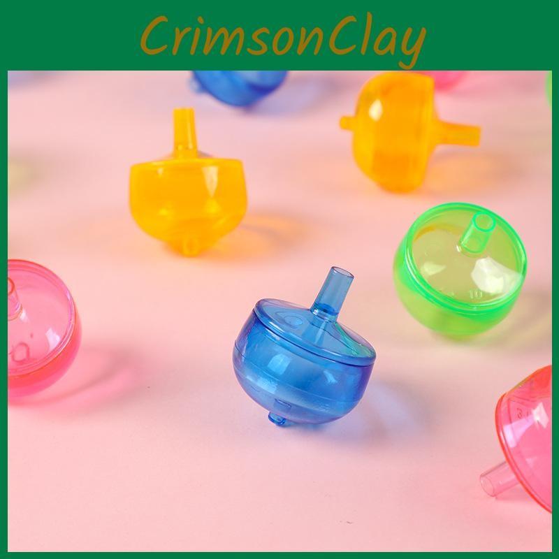 Toy Gyroscope Transparent Plastic Handheld Creative Gift Children Educational