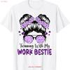 Twinning With My Work Bestie Best Friend Spirit Week Twin T Shirt Vintage Soft Graphic Casual Streetwear Comfortable