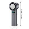 5200mAh Portable Mini Handheld Fan with LED Display Semiconductor Refrigeration 100 Speeds USB Rechargeable Battery Outdoor Fan
