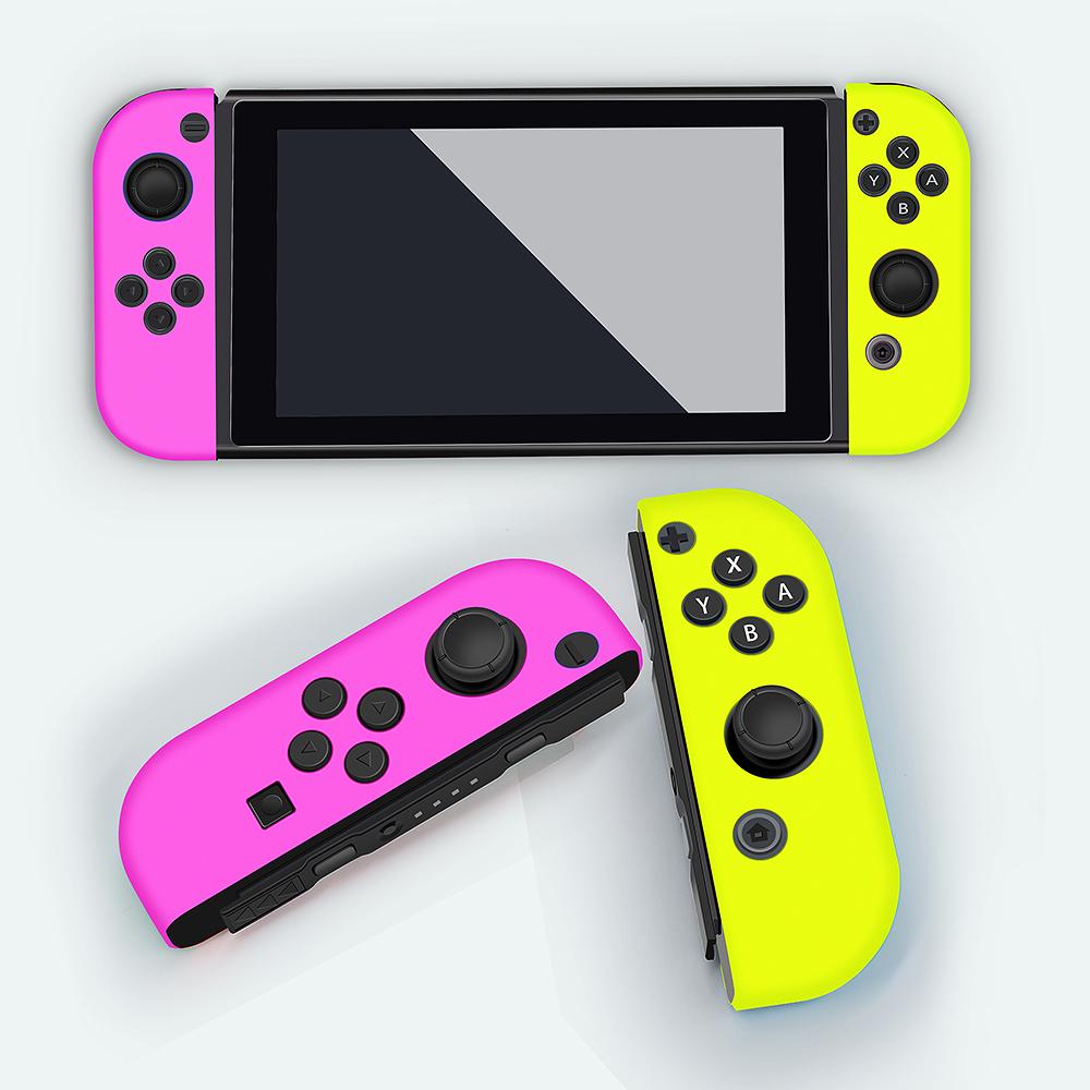 Für Switch Controller Hülle Für NS Joycon Hülle Skin Ersatz Griff Silikon Hülle Mit Daumen Griff Für Nintendo Switch