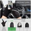 Cycling Thermal Windproof Reflective Sports Gloves Anti-slip Silicone Touch Screen