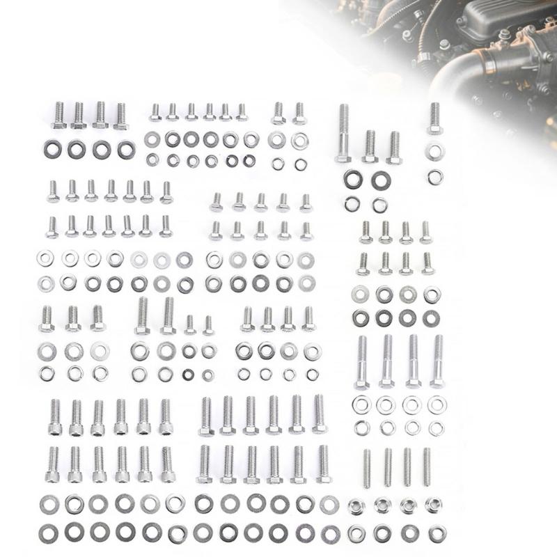 304 Stainless Steel Bolts with 265 283 302 305 307 327 350 Engines