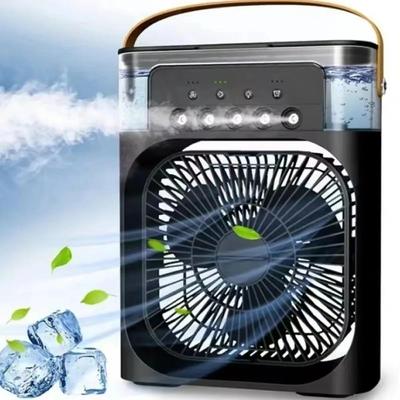 Portable Air Conditioner Fan Mini Evaporative Air Cooler with 7 Colors LED Light 1/2/3 H Timer 3 Wind Speeds and 3 Spray Modes