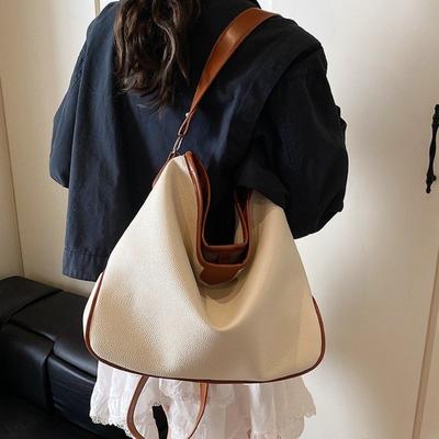 Casual Tote Bag PU Fashionable Women's Shoulder Bag  New Versatile Large Capacity Women's Crossbody Bag