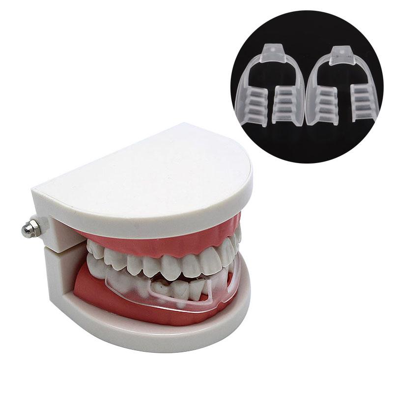 2Pcs Teeth Grinding Guard Sleep Mouthguard Splint Clenching Protector Tools
