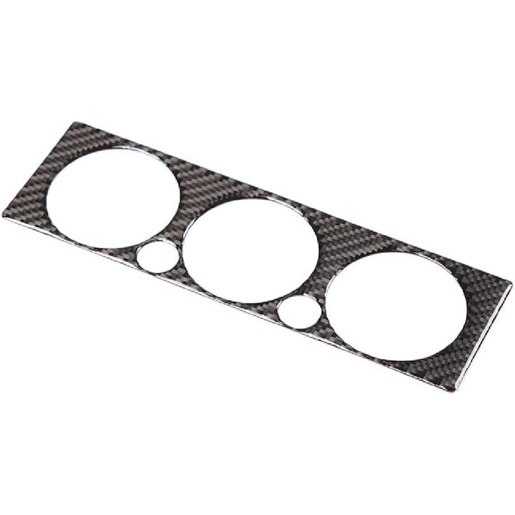 Soft Carbon Fiber Car Center Control Air Conditioning Adjustable Trim Sequins Stickers Trim Fit For Toyota Tacoma 2006 2007 2008 2009 2010 2011 2012