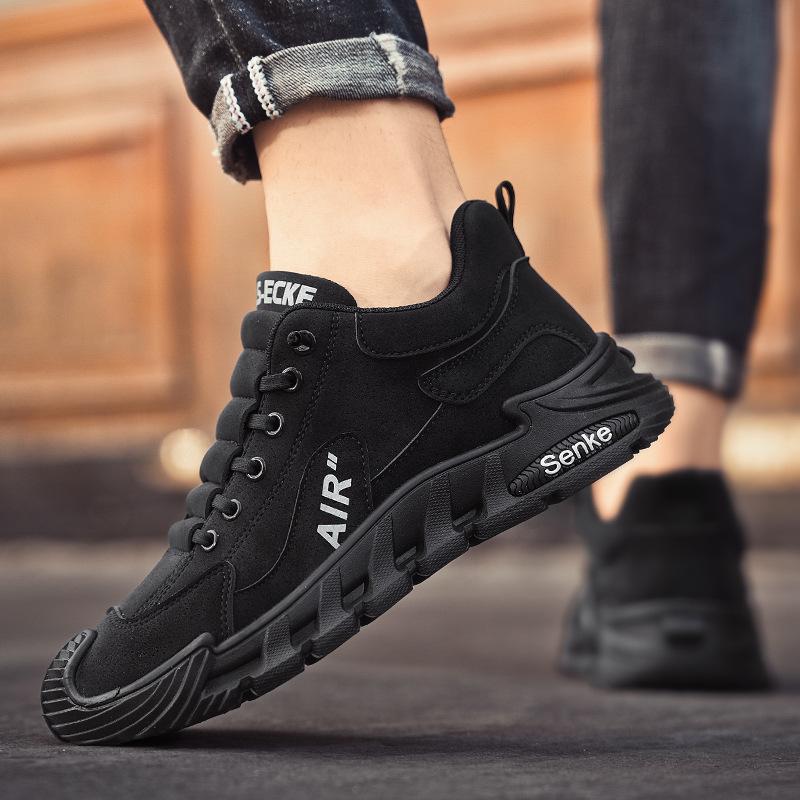 Men's 2025 Spring Wear-Resistant Waterproof Hiking Shoes - Versatile Outdoor and Work Shoes