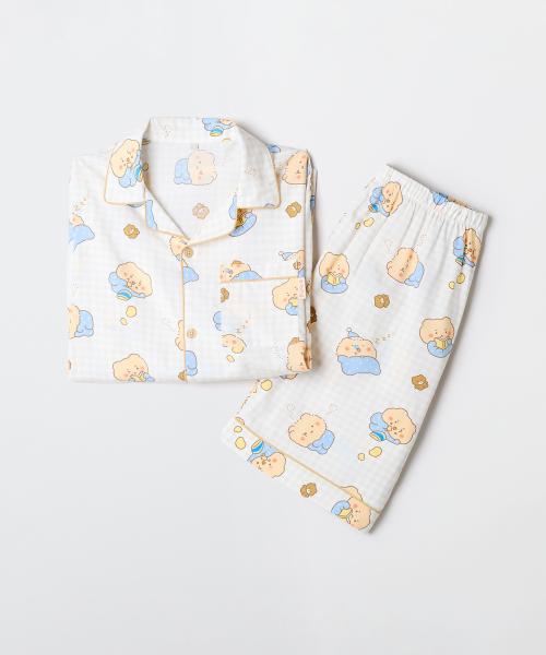 

[SPAO] Manggeureojin Gom Manggo Mi Short Sleeve Pajamas_SPPPG25U03 [Shipped from Korea] 100% Authentic Beige - XXL