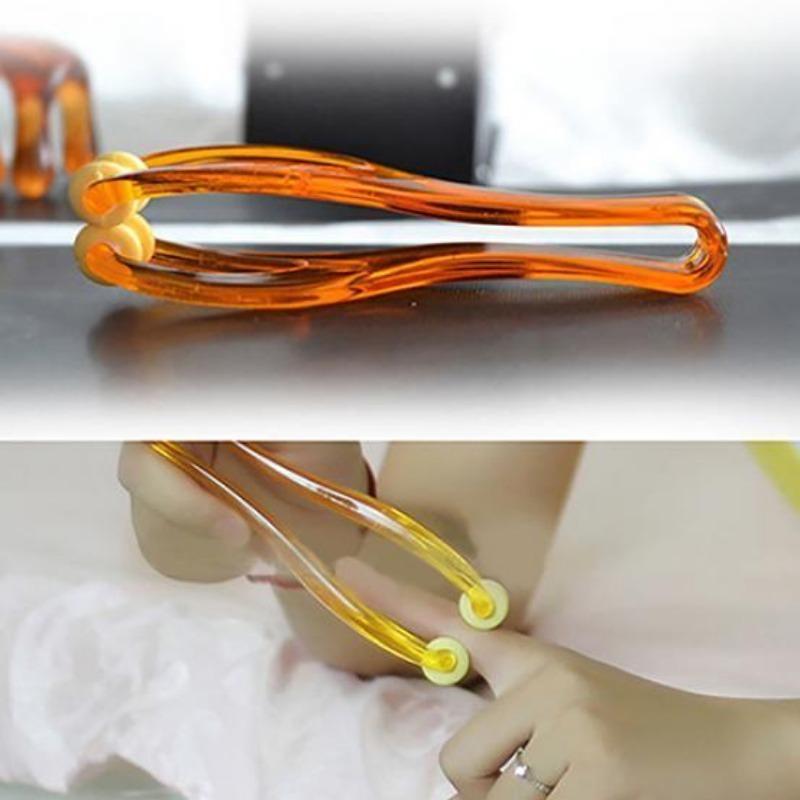 Finger Joint Hand Massager 2-Rollers Handheld Massager Blood Circulation Tool