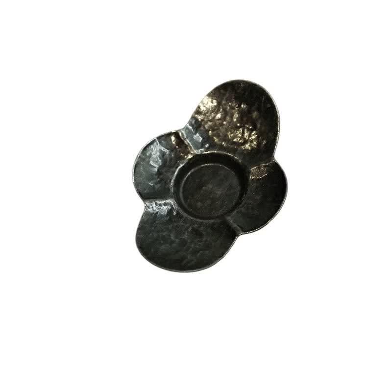 Jianlv Japanese Distressed Butterfly Metal Tea Coaster