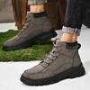 Herren High-Top-Schuhe für Herbst und Winter Bequemes minimalistisches Design Täglich Büro Outdoor Freizeit Motorrad Herrenstiefel