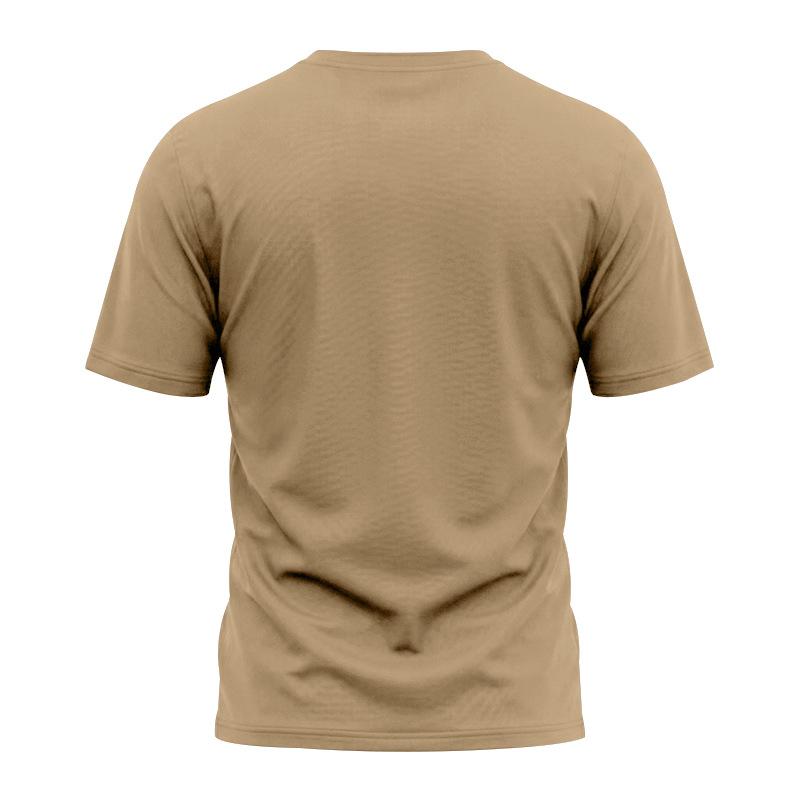 Men's Slim Fit Button Henley Short Sleeve T-Shirt.