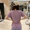 T-shirt Fitness da Donna in Rete Traspirante a Rapida Asciugatura per Corsa, Pilates, Yoga - Top Sportivo Traspirante e Fresco a Maniche Corte
