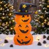 Inflatable Pumpkin Stack with Witch Hat Self-Righting for Entryway, Party Areas