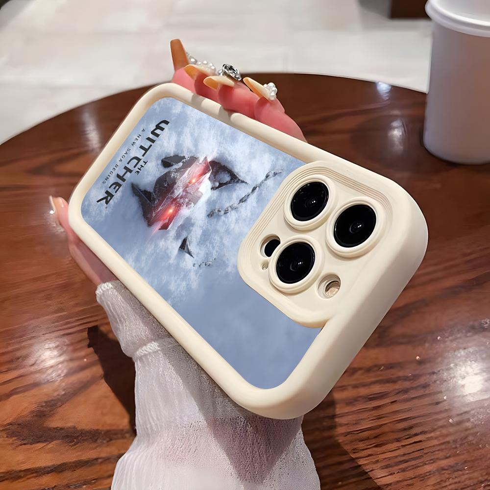 The W-Witcher Wiedzmin Phone Case For IPhone 17 Pro Max 16 15 14 Pro Max IPhone 13 Pro Max 11 Plus Silicone Cover