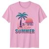 Hello Summer Beach Travel Unisexs TShirt Unisexs Tee Graphic Unisex Top