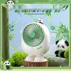 Panda USB Desktop Fan: Quiet, Gentle Breeze for Dorms & Offices