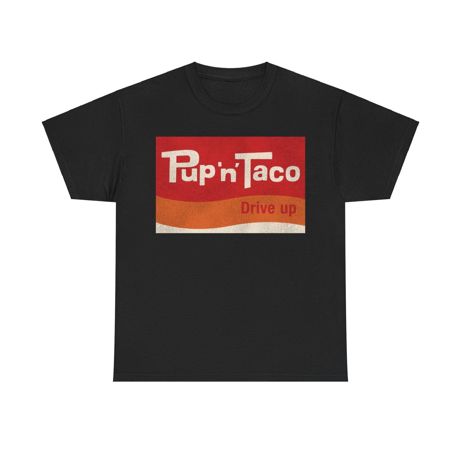 Pup N Taco Fast Food Restaurant Retro Nostalgic T-shirt XL