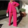 Women's Sexy Pleated Loose Casual Multi-color Suit