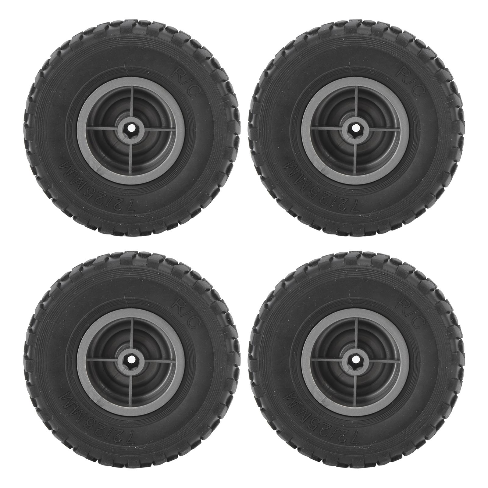 

4pcs 5mm Hex RC Rock Climbing Tires Super Grip Rubber Remote Control Off Road Car Tires for WPL
