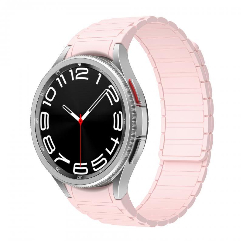 No Gap Silicone Strap For Samsung Galaxy Watch 5 Pro 45mm 6/4 Classic 47mm Magnetic Band For Galaxy Watch 7/6/5/4 40mm 44mm Belt