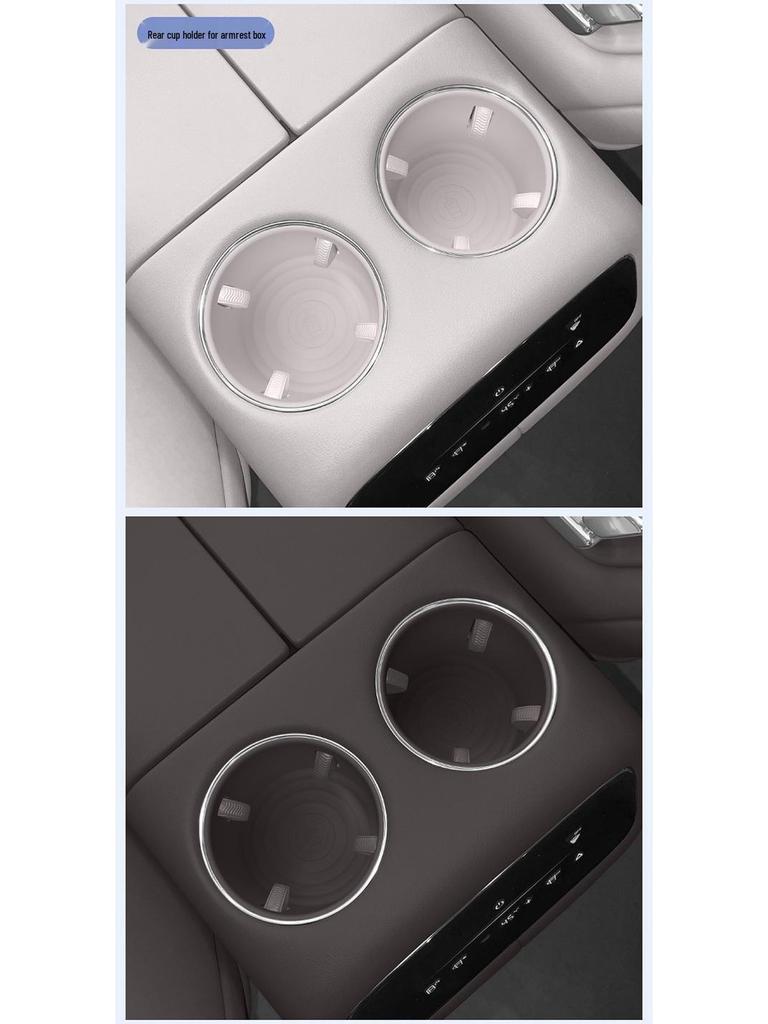 ZEEKR LS9 Central Control Silicone Cup Holder - Third Row Decoration Accessory