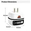 65W PD Fast Charger with Retractable Cable & Foldable Plug for Super Fast Mobile Charging