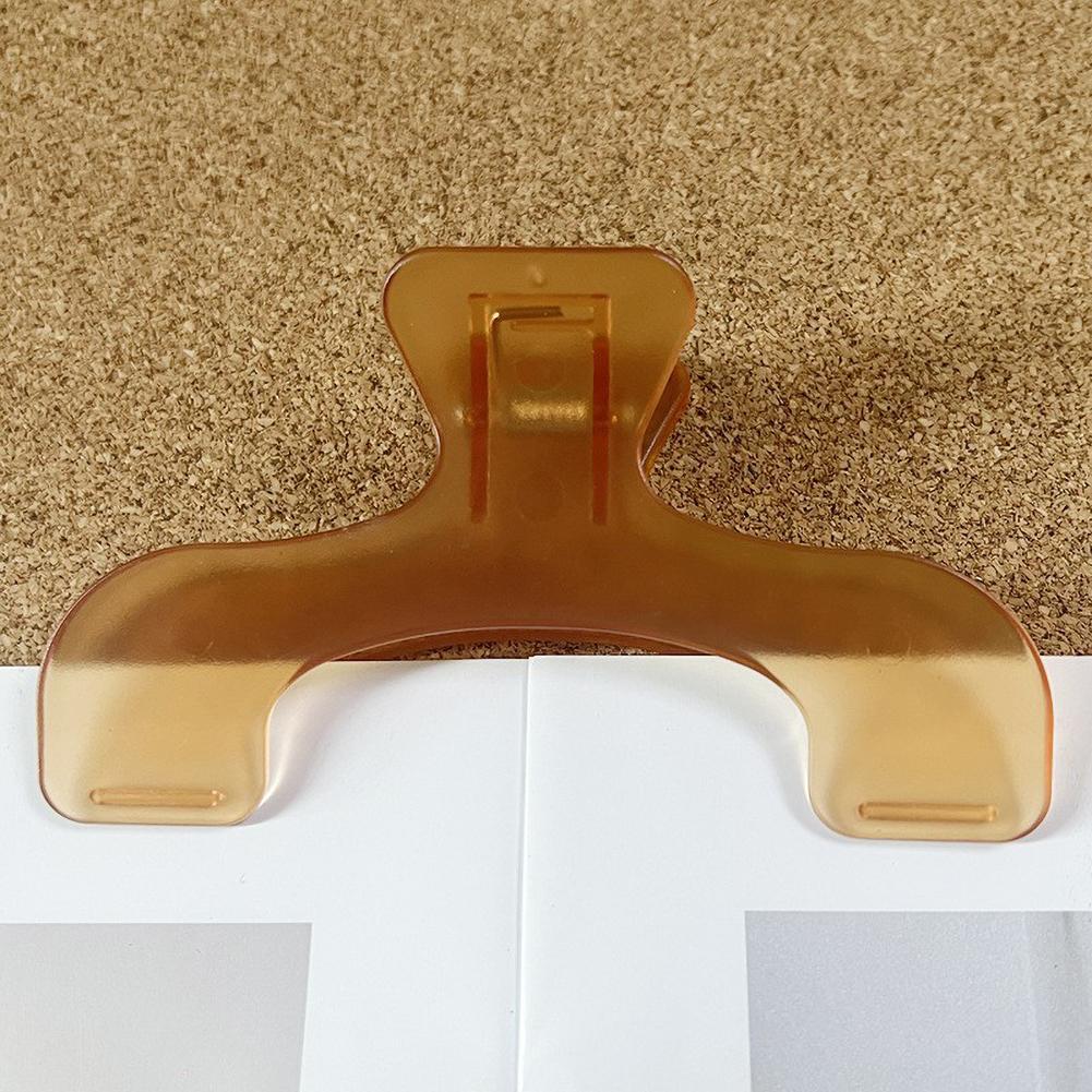 1PC Simple Frosted Transparent Book Clip Page Holder for Reading Practical Memo Note Clip Kawaii Desk Accessories