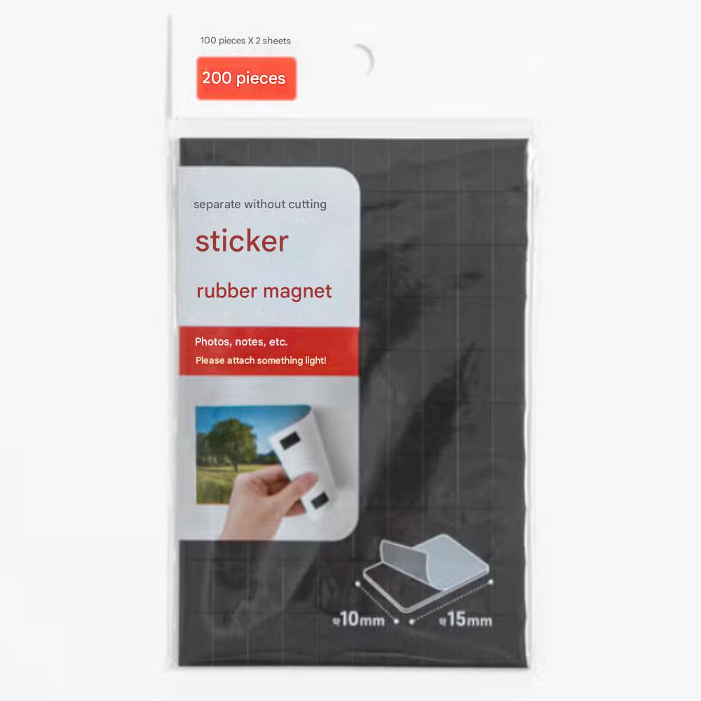 

Soft and Strong Adhesion 200 Large Adhesive Magnet Sheets