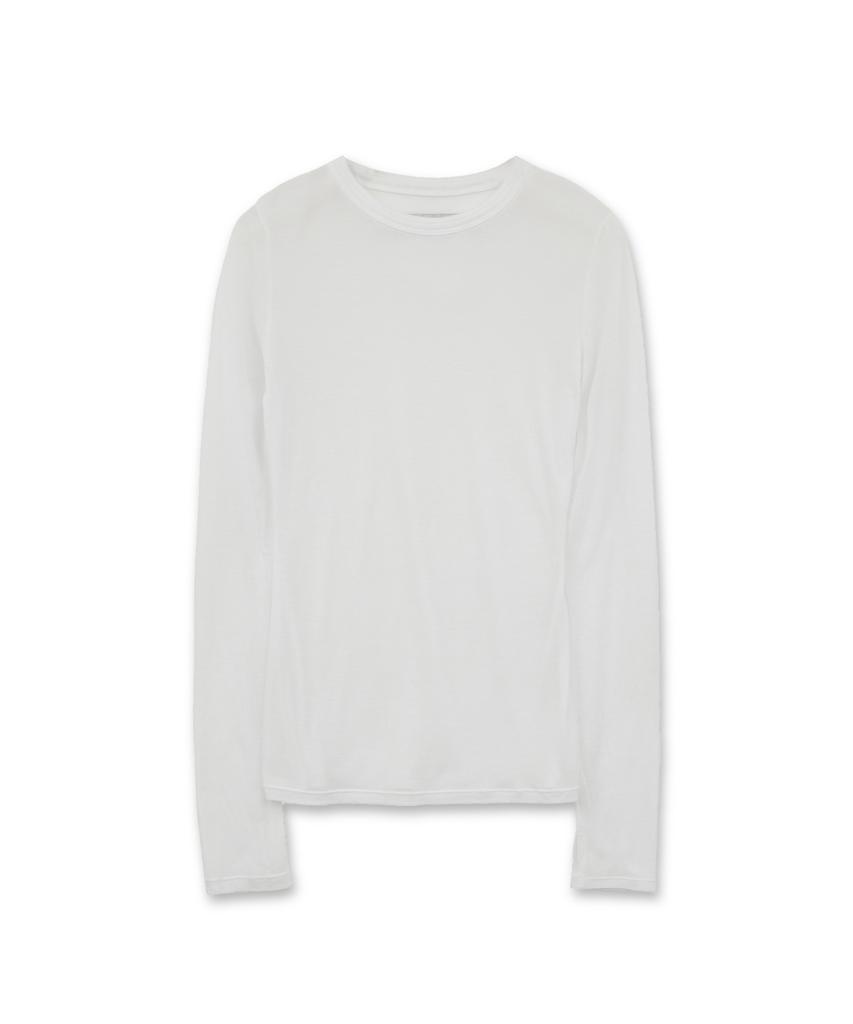 Beulaunyadeu W See-Through Long Sleeve, White
