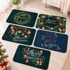 Soft Christmas Carpet Festival Theme Living Room Rug Merry Christmas Entry Floor Mat  Dining Room