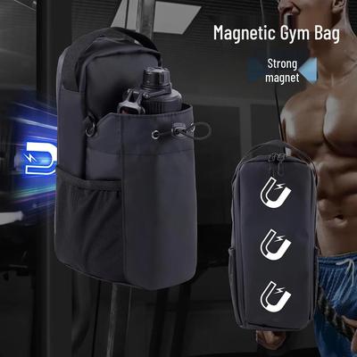 Men's Crossbody Gym Bag - Magnetic Fitness Shoulder Bag with Water Bottle Storage