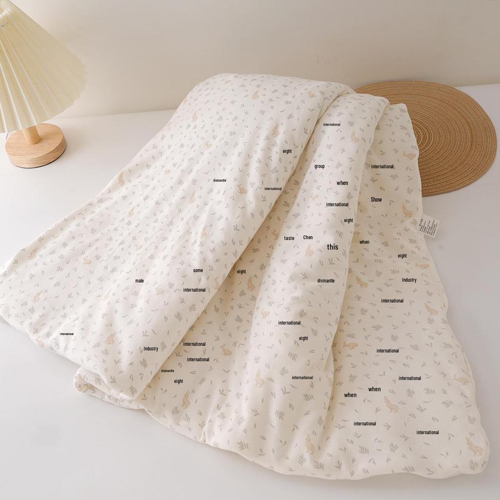 All-Season Cotton Baby Quilt for Nursery and Naptime