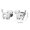 Fashion Ear Jewelry Pet Dog Ear Stud Dachshund Ear Pins Alloy Material for Daily