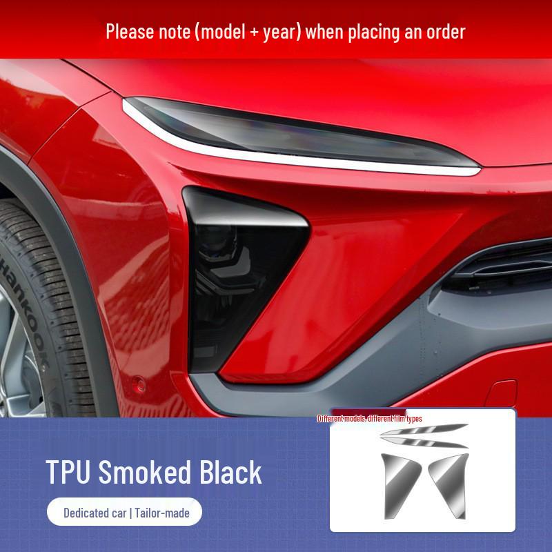 NIO ES7/ET5/ES6/ET7/ES8 Geräucherte Scheinwerfer TPU-Folie - Lichtgesteuerte Schutz- und Dekorative Abdeckung