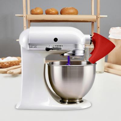 Stand Mixer Attachment Splash Guard for Dry Flour Funnel with Hook And Wet Ingredients Docking