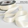 2.5cm Double-Sided Satin Ribbon for DIY, Weddings, Gifts, Bouquets, Cakes, and Bows