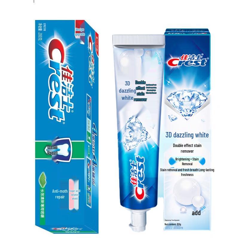 Crest Anti-Cavity Repair & 3D White Toothpaste Bundle