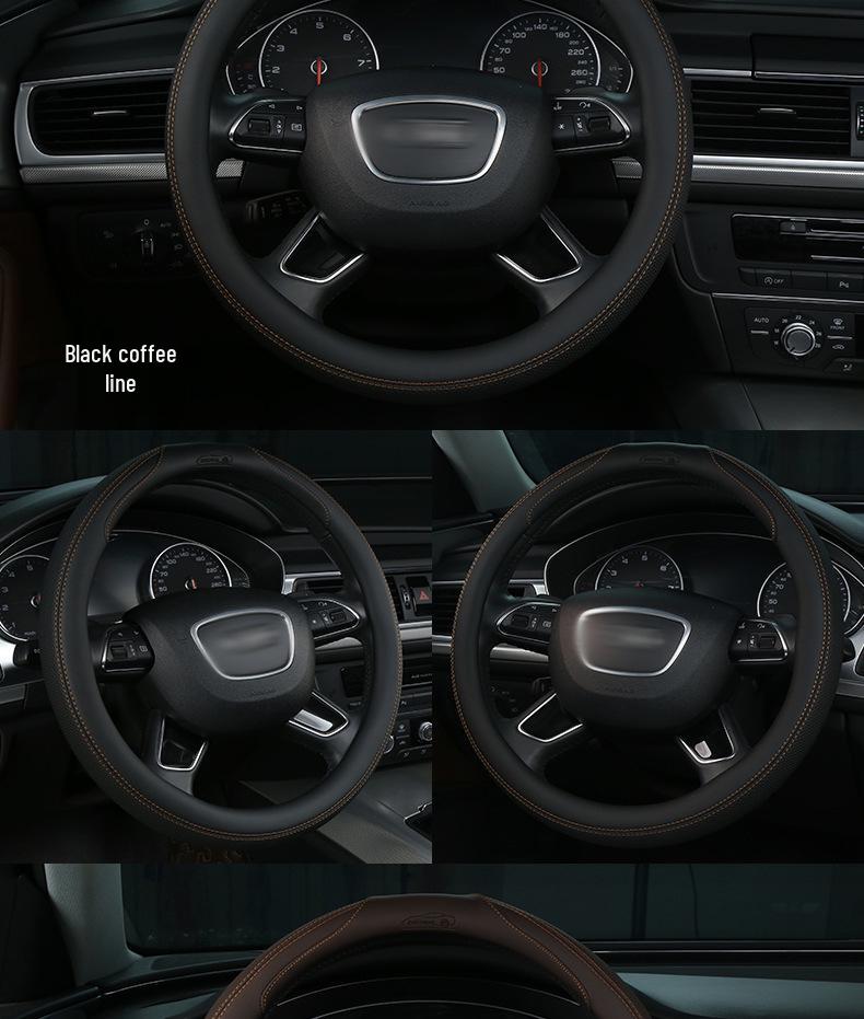Four-Season Universal Steering Wheel Cover - Decorative and Protective.