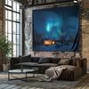 Aurora Tapestry  Northern Lights Decorative Art Tapestry for Bedroom and Living Room