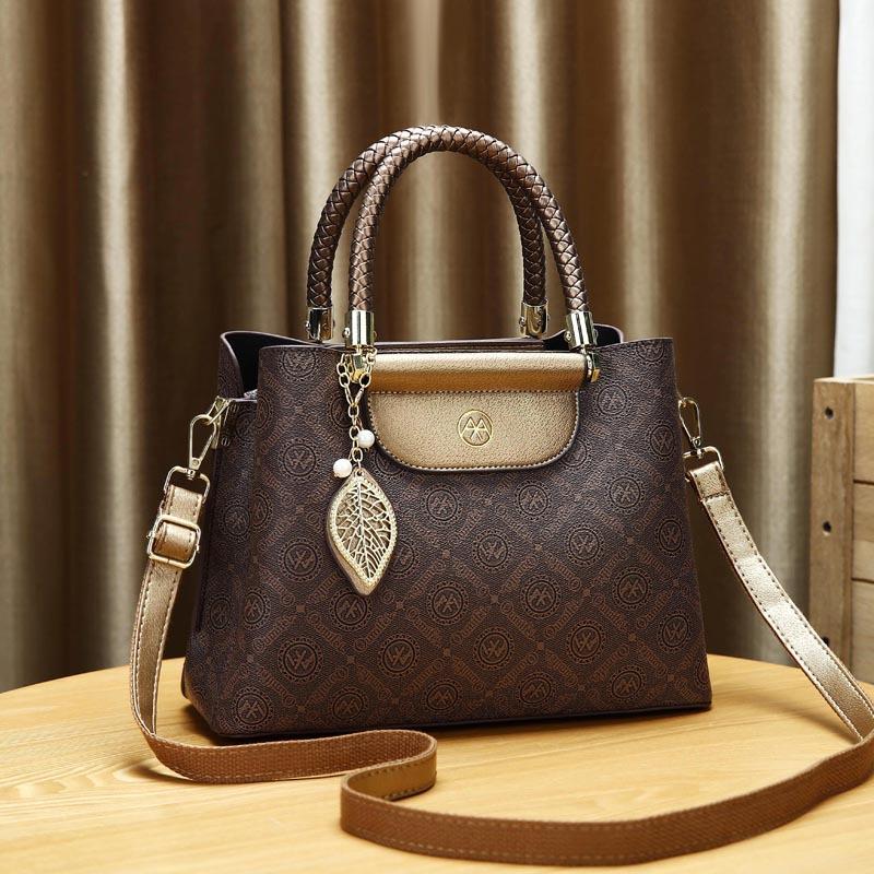 

Роскошная женская сумка с принтом, модная сумка через плечо, брендовая дизайнерская сумка из искусственной кожи, женская большая ручная сумка