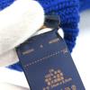 Excellent LOUIS VUITTON gloves LV medallion maille glove blue wool Women S Used
