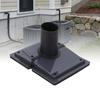 HVAC Wall Penetration Line Set Cover Kit Plastic Split AC Line Set Wall Cover with Soft Gasket for Indoor Outdoor   Conditioner