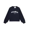 Oversized Knit Sweater Women Men Winter Casual Streetwear Letter Embroidery Contrast Color Crewneck Pullover