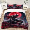 3 Stück Blutmond-Krieger Fantasy-Kunstdruck Heimdekoration Bettwäsche-Set - Universelles Dreiteiliges Set für Schlafzimmer, Gästezimmer, Wohnzimmer, Hotel - Perf